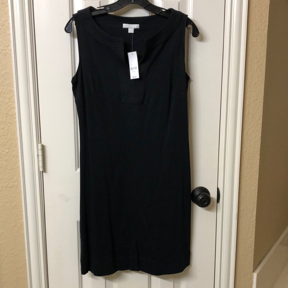 Black shift dress